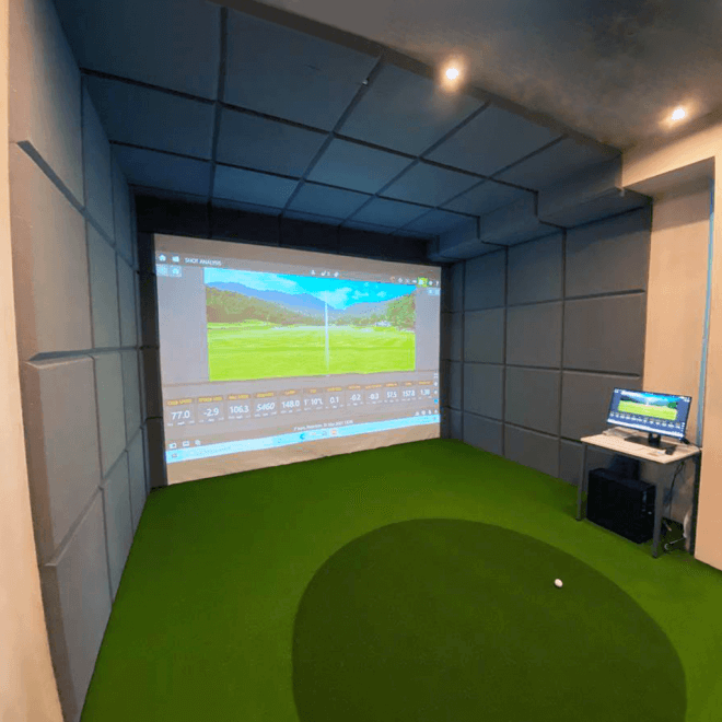 The Acoustic Advantages of Using Advanced Sims High-Density Foam Panels in Your Golf Simulator Room