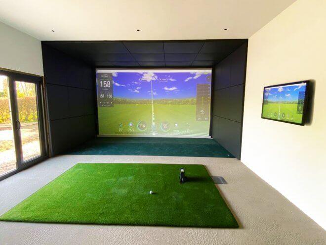Advanced Sims Premium Faux Leather Golf Simulator Foam Panels