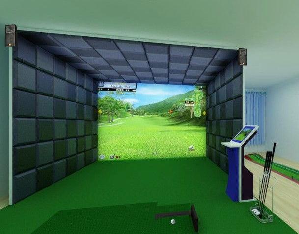 500mm x 500mm Square Golf Simulator Wall and Ceiling Foam Panels ...